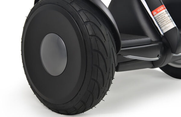 05 segway ninebot s black tire close up view