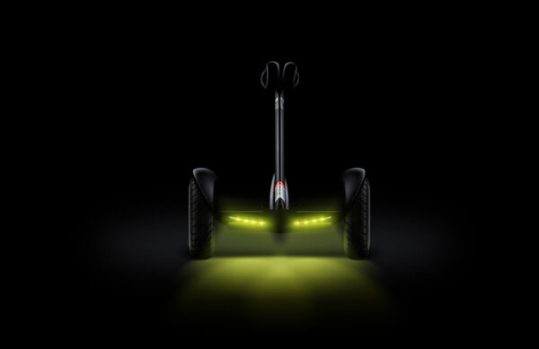 07 segway ninebot s black light on front view